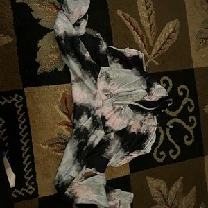 Black, pink and gray colored